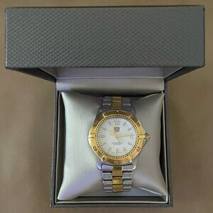 Tag Heuer 2000 Professional WK1120 Quartz White Dial Men's Watch (circa 1990)